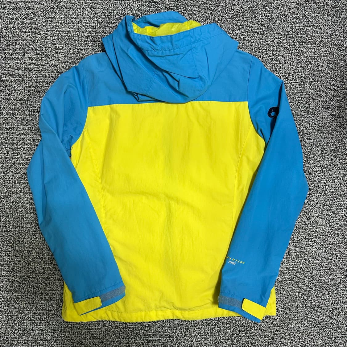 (90) 네파 바람막이 자켓 블루/옐로우 상품이미지3