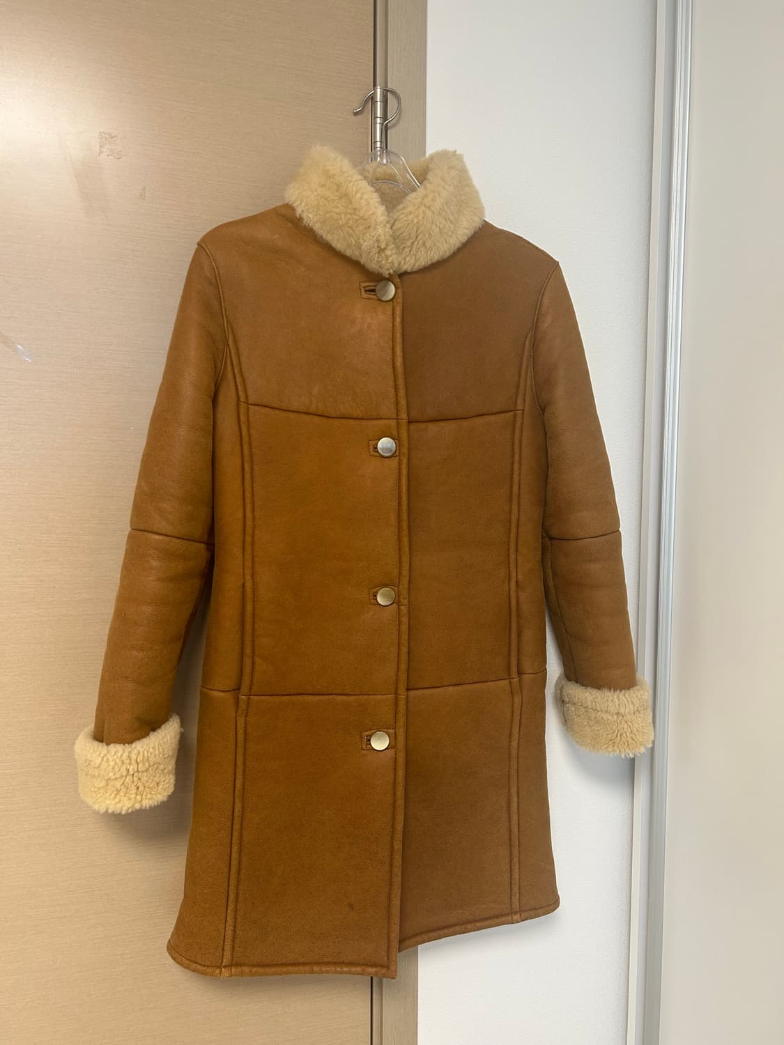 sawyer of Napa Original 시어링 리얼 무스탕 코트 상품이미지2