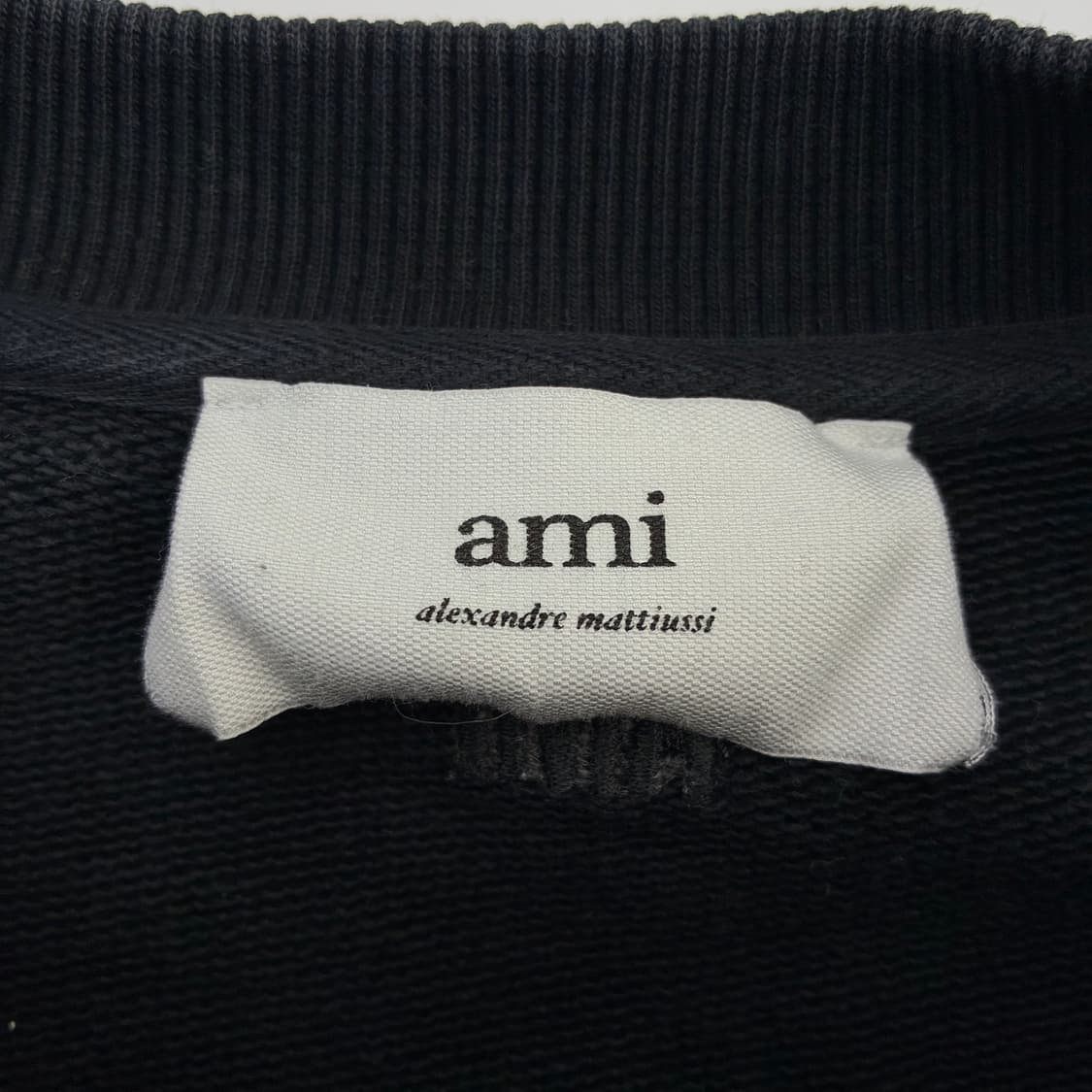 Ami  아미 파리 프랑스 블랙 스웻 맨투맨 상품이미지3