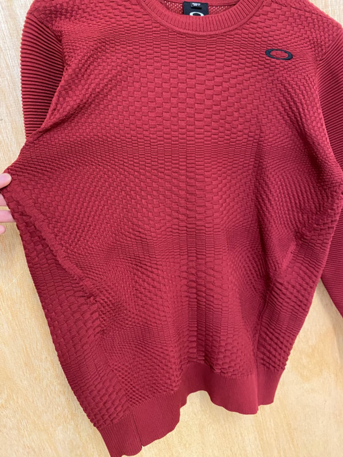 OAKLEY knit 오클리 기하학 플리츠 가공 니트 상품이미지7