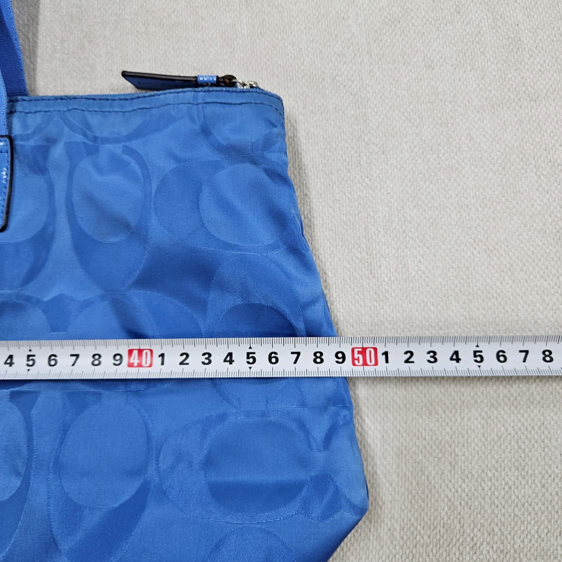 F 코치 시그니처 나일론 토트백 0604Y 상품이미지5