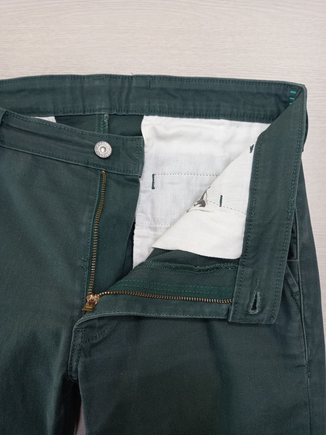 34 리바이스515 스판 슬림일자 퍼티그팬츠 다크카키 34-571 상품이미지6