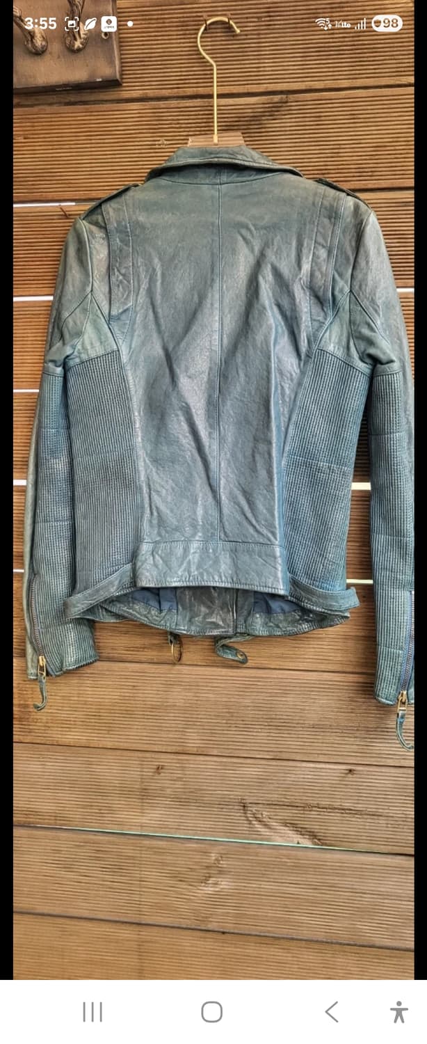 이태리산 램스킨 가죽라이더 자켓 44-55 새제품  요지 야마모토  상품이미지2