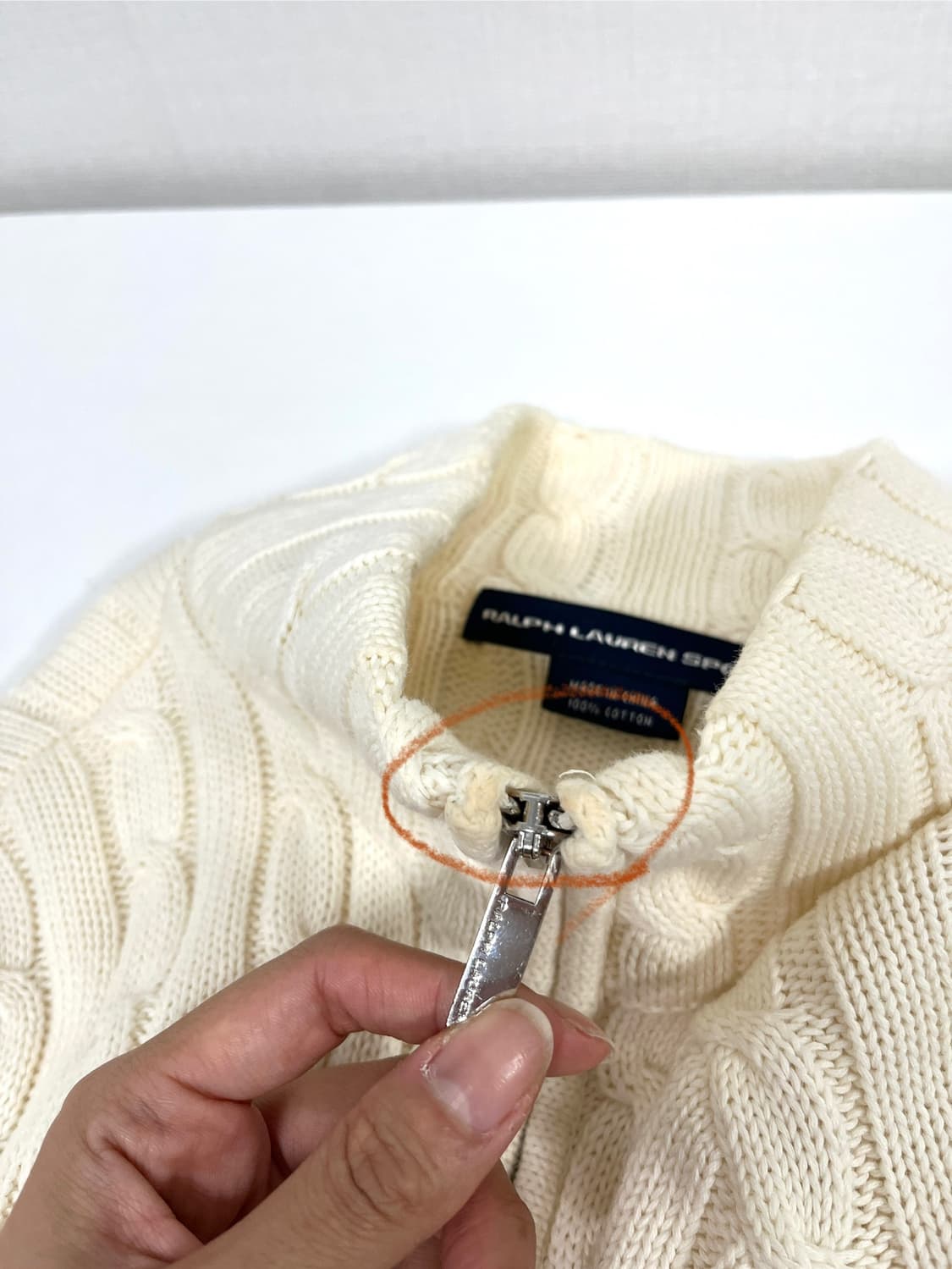 폴로 니트 집업 (s) 상품이미지3