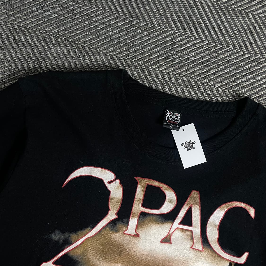 빈티지 투팍 힙합 프린팅 티셔츠o 3541 상품이미지3
