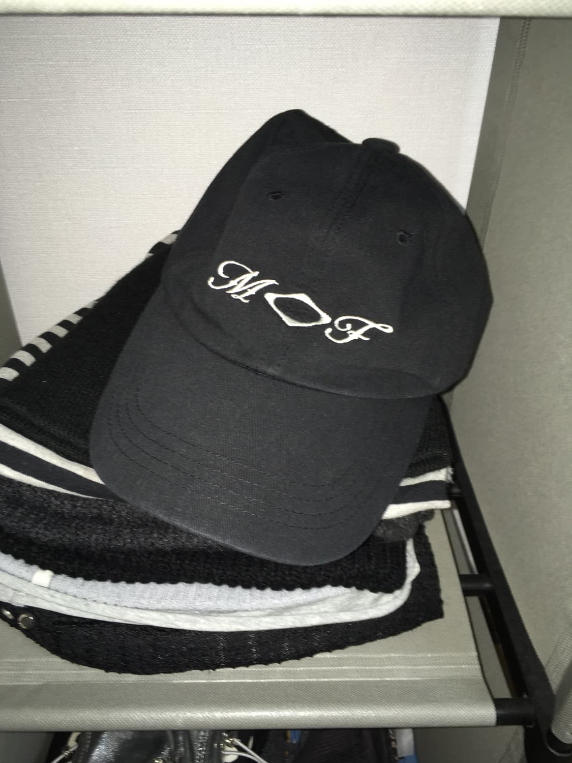 미스치프 스트링 볼캡 블랙  상품이미지1