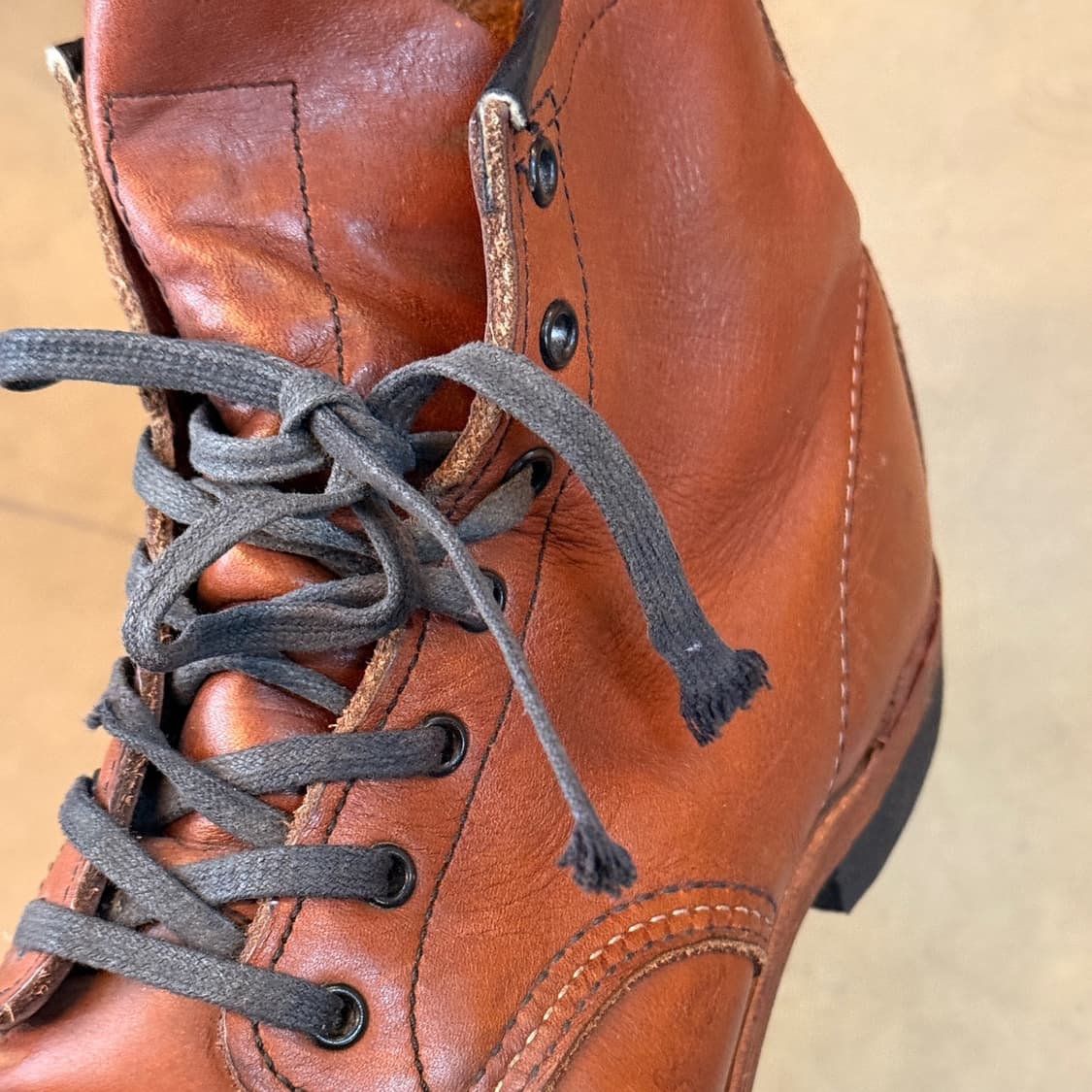 레드윙 OG 벡맨 9016 시가 구형 레더 부츠 9D 상품이미지4