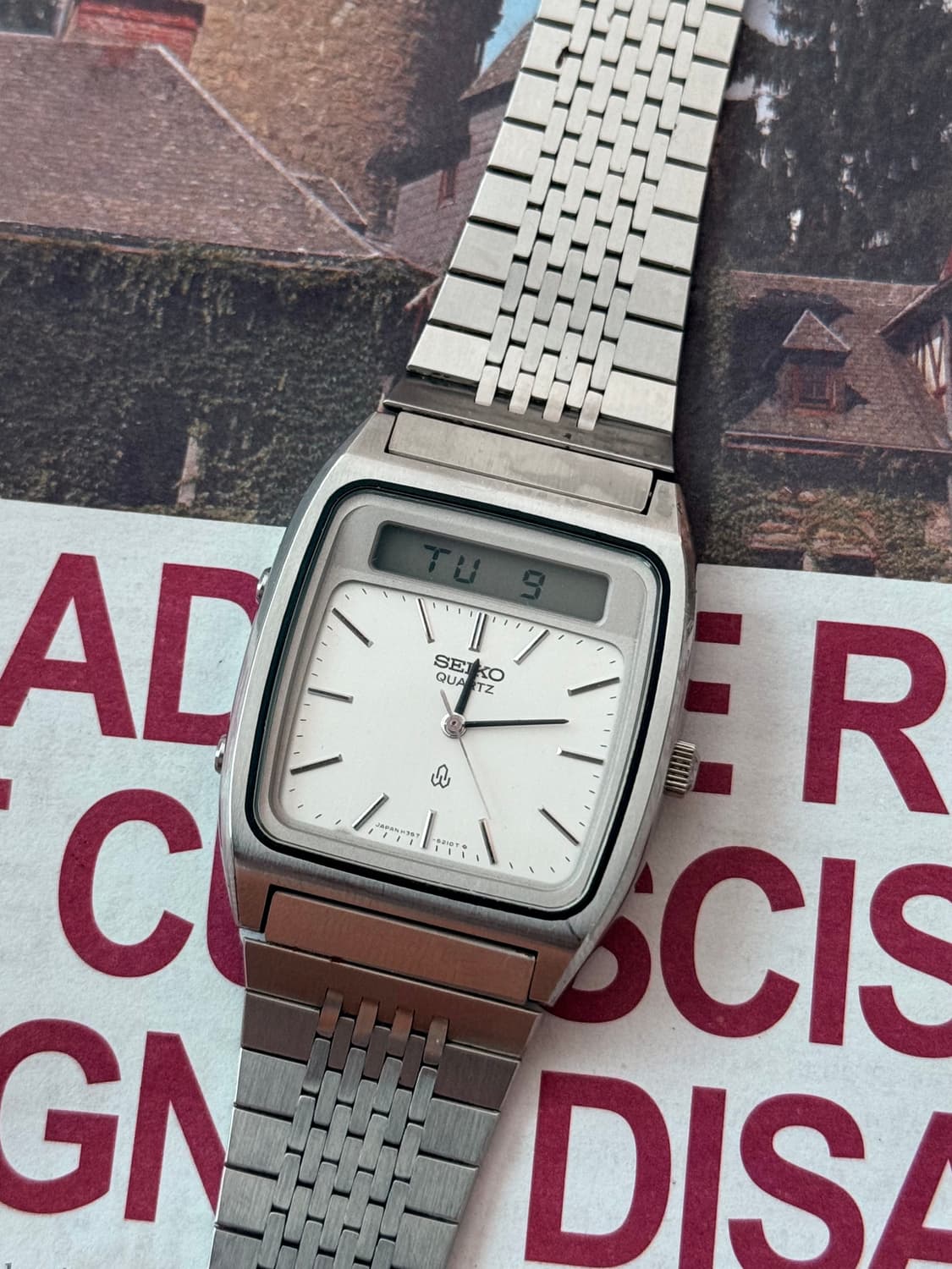 Seiko 세이코 쿼츠 아나디지 알람 크로노그래프 007 상품이미지1