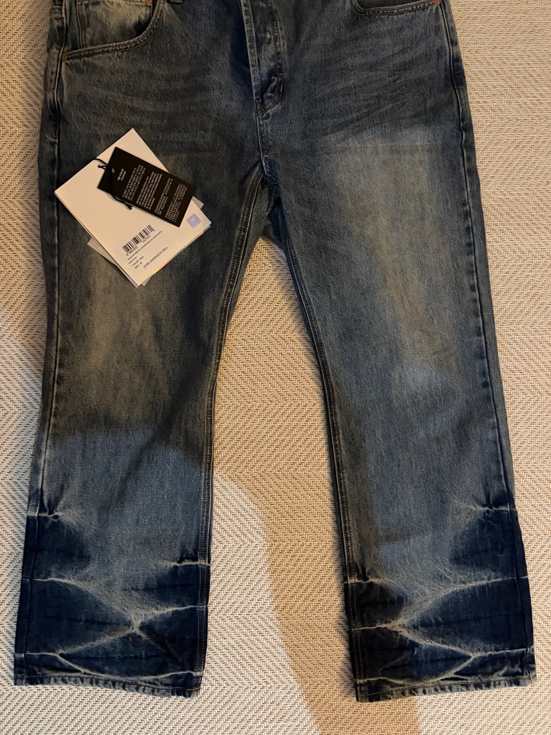 26SS 앤더슨벨 와이드 레그 진 36사이즈 상품이미지2