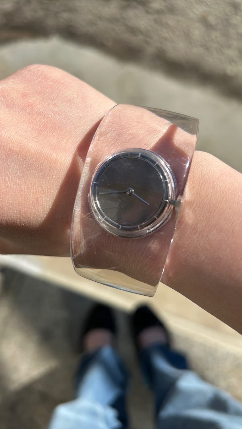 Issey Miyake clear bangle watch 상품이미지3
