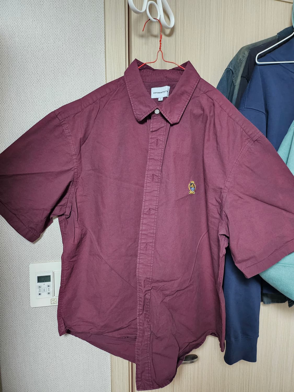 에스피오나지 버건디 셔츠 상품이미지2