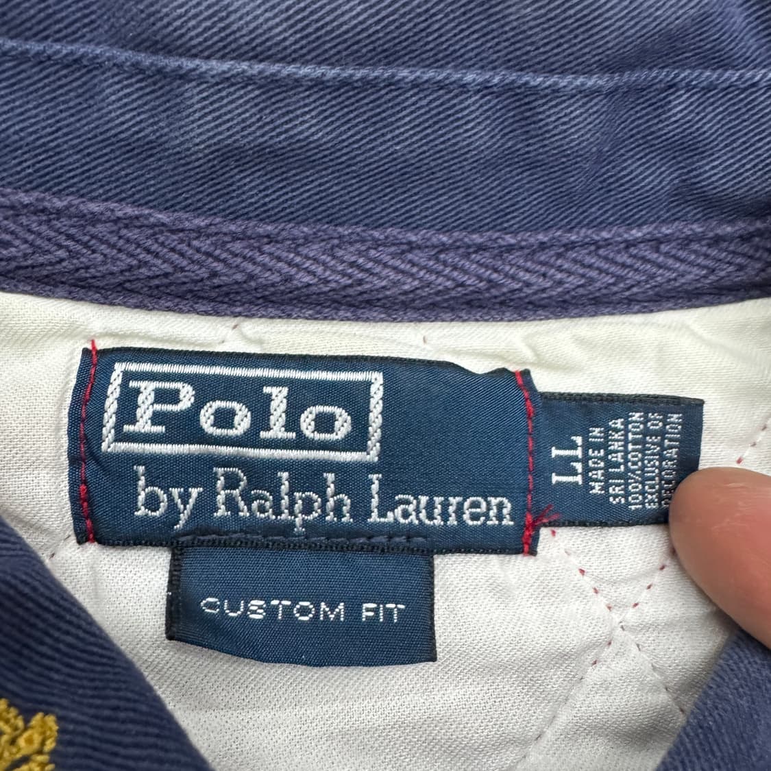 폴로 PK 럭비 단가라 스트라이프 카라 긴팔 티셔츠 상품이미지6