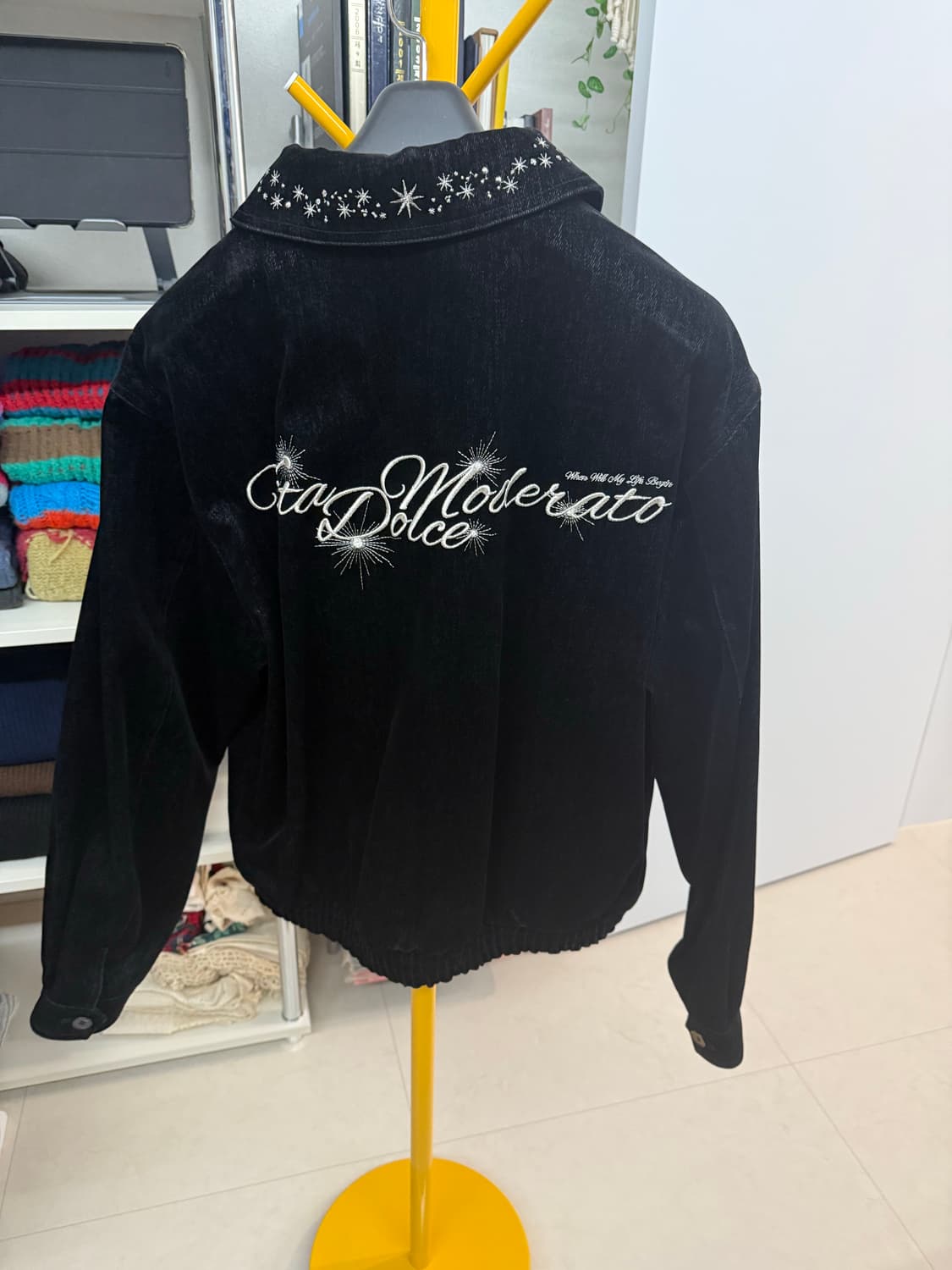 dnsr 벨벳 데님 자켓 XL 상품이미지2