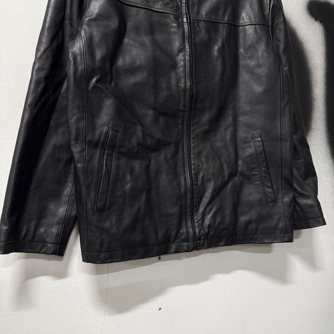 VTG 빈티지 100% 쉽스킨 양가죽 싱글 집업 자켓 상품이미지4