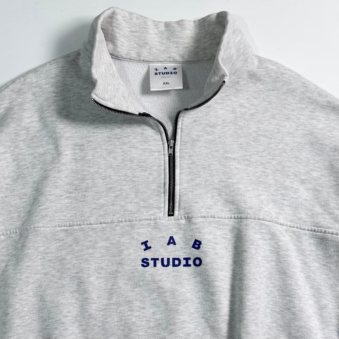 아이앱 스튜디오 멜란지 반집업   상품이미지2