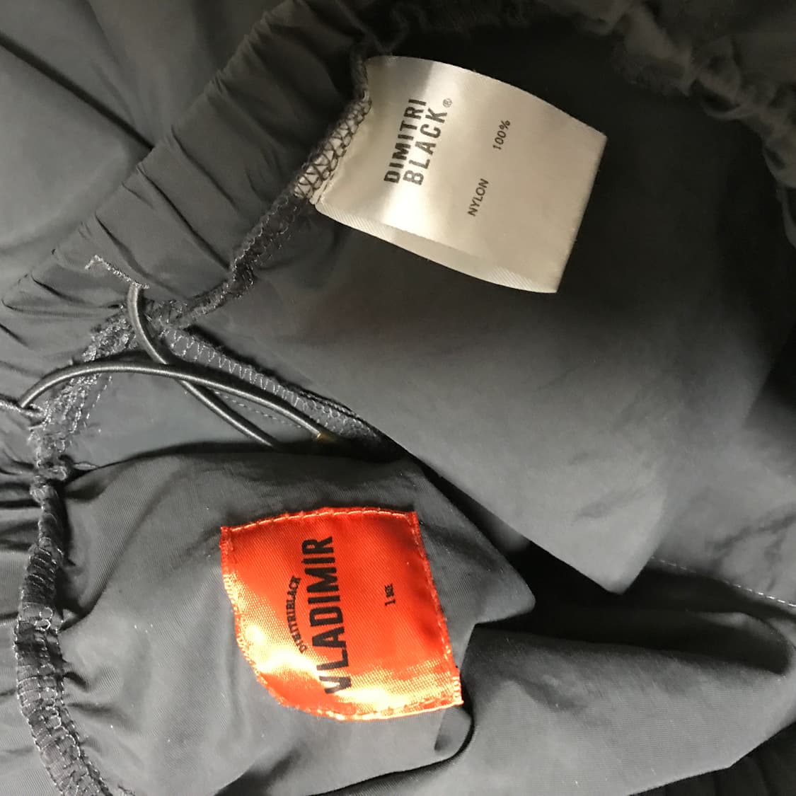 디미트리블랙 나일론 와이드 카고 팬츠 1사이즈 상품이미지5