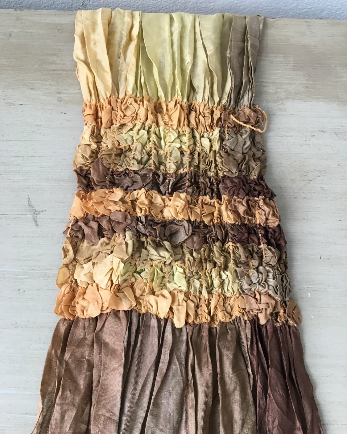 dyed shirring scarf 상품이미지4