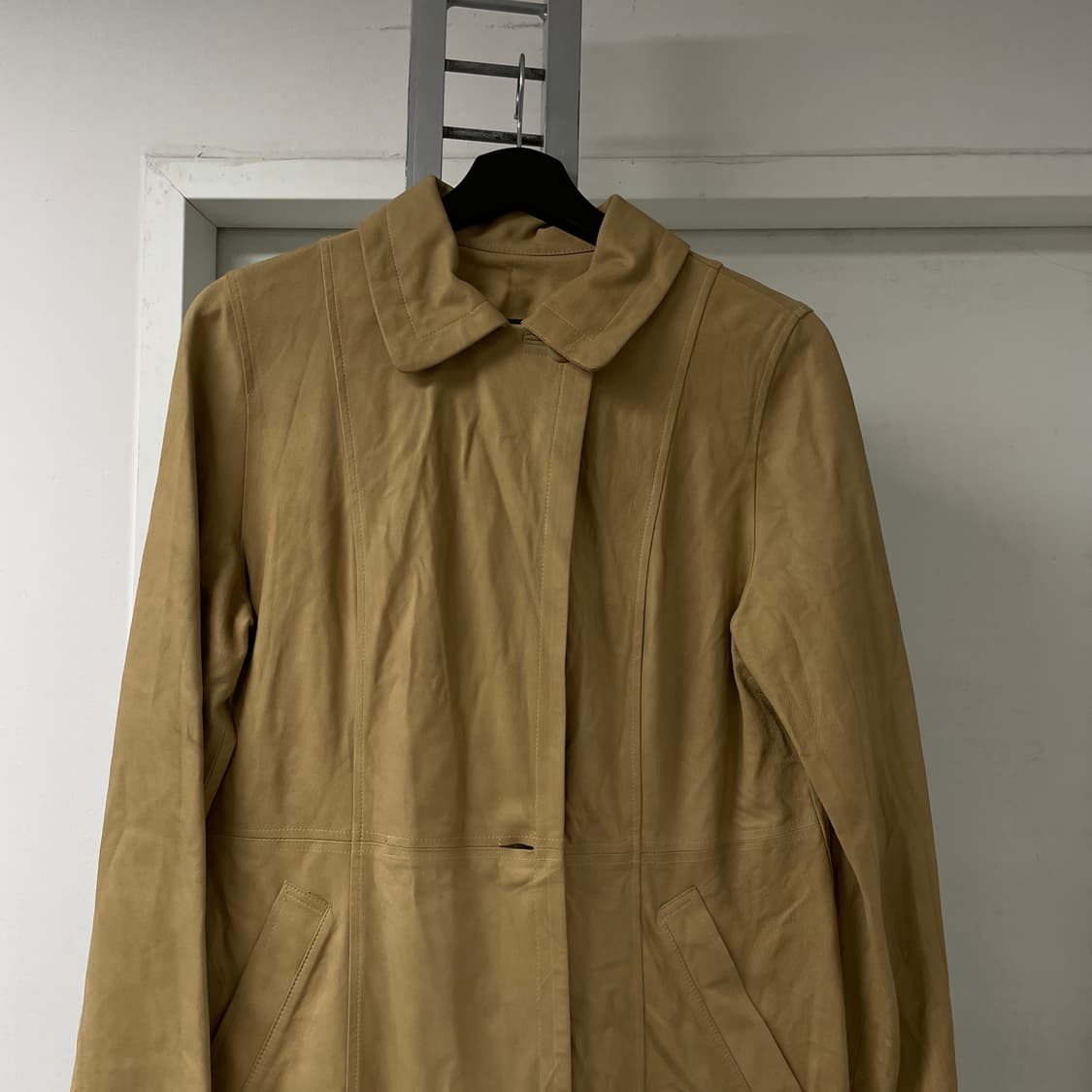 발망 레더 코트 베이지 11(W) 상품이미지2