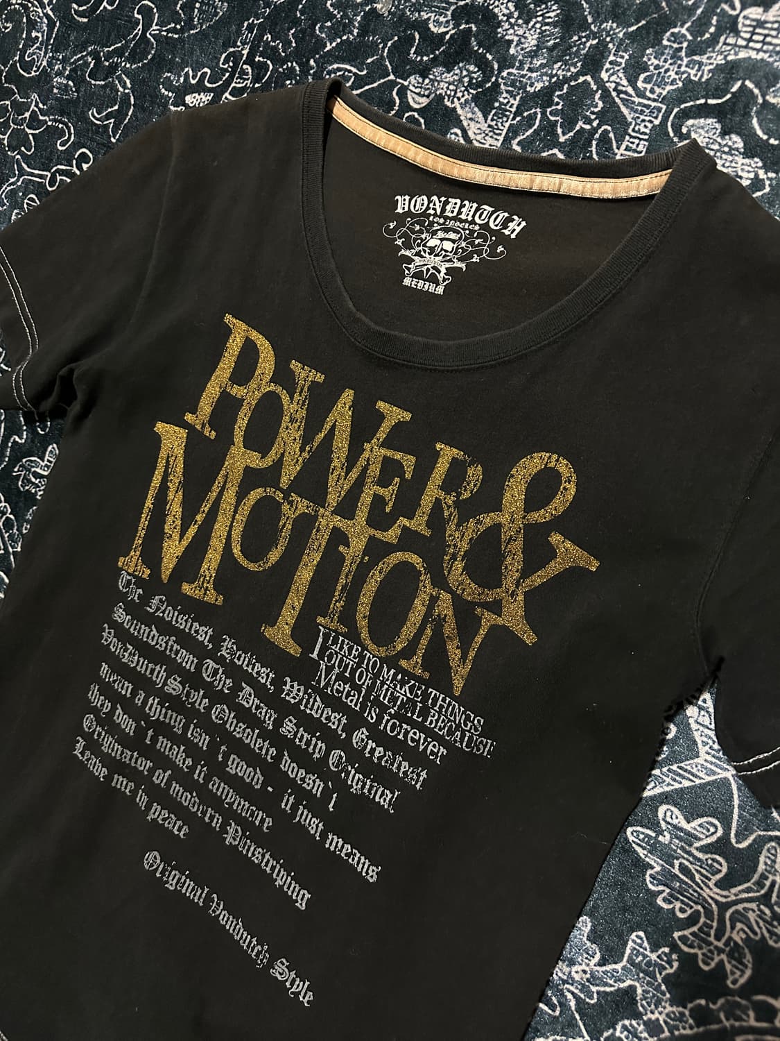 Von dutch punk rock tshirt 상품이미지2