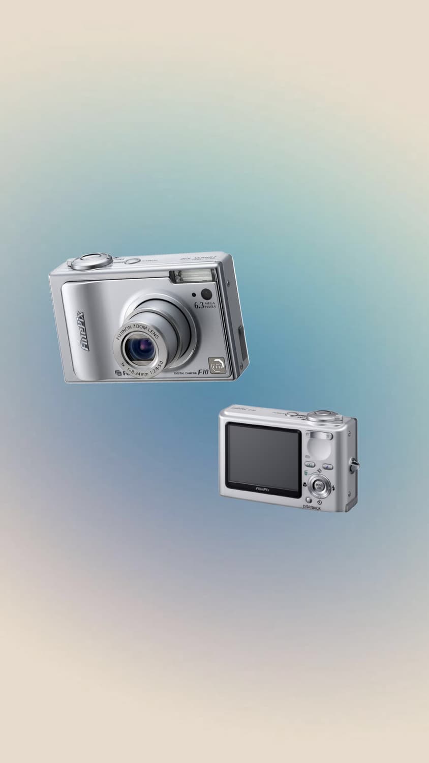 FUJIFILM FinePix 후지필름 파인픽스 F10 실버 디지털카메라 상품이미지1