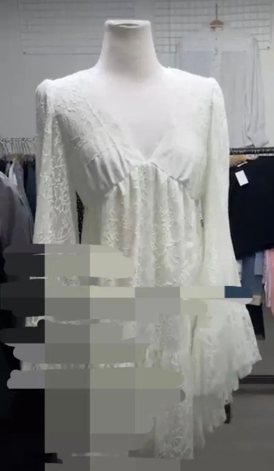 일브 화이트 레이스 탑 페어리 히메카지 러블리 모리 빈티지 갸루 상품이미지2