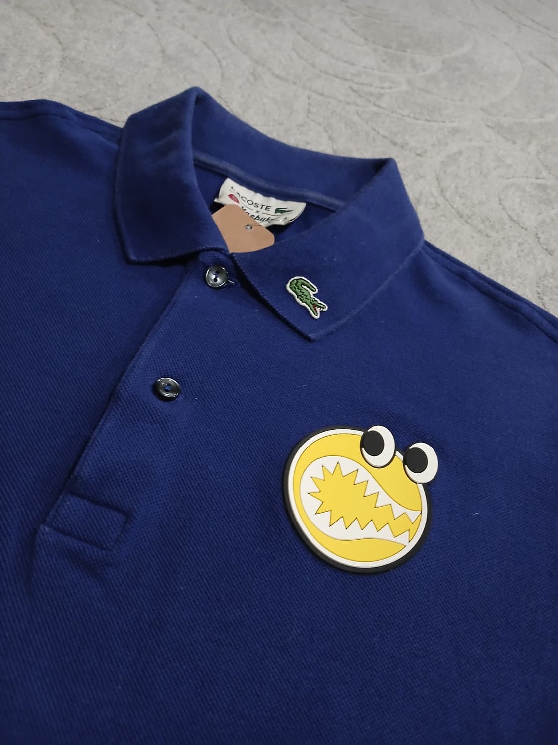 라코스테 블루 반팔 카라티 포인트 패치 M 상품이미지4