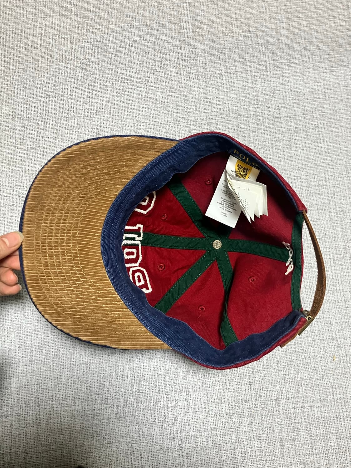 Polo 폴로랄프로렌 올드스쿨아메카지 투톤 스냅백 볼캡모자 상품이미지3