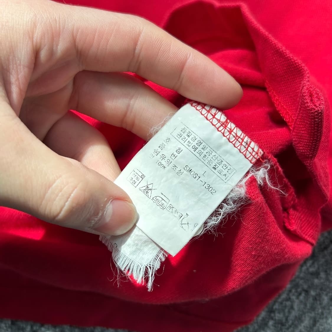 폴로 랄프로렌 레드 PK 카라티  상품이미지8