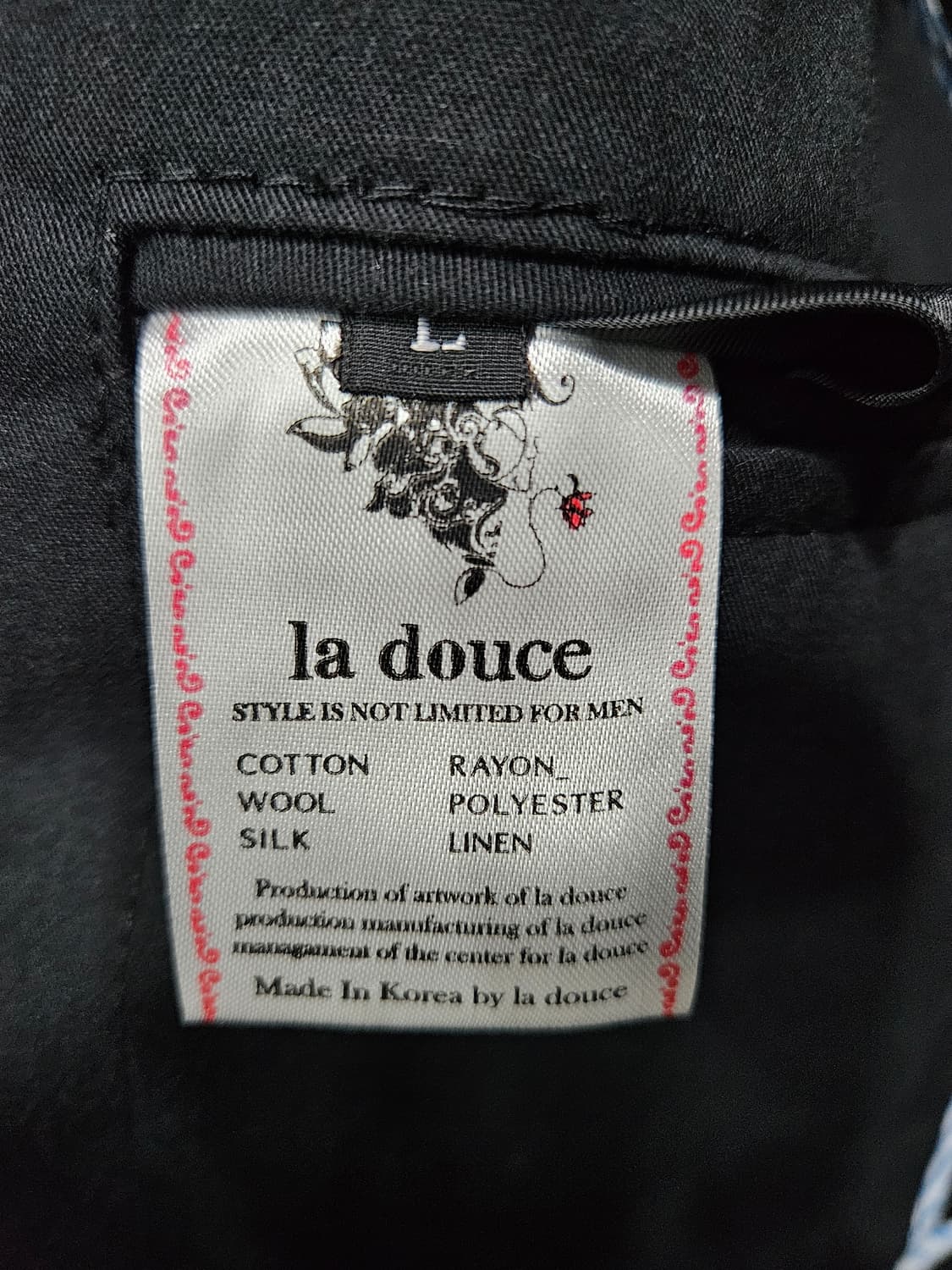 la douce 블랙차콜 남성 슬림핏 100 롱코트 상품이미지9