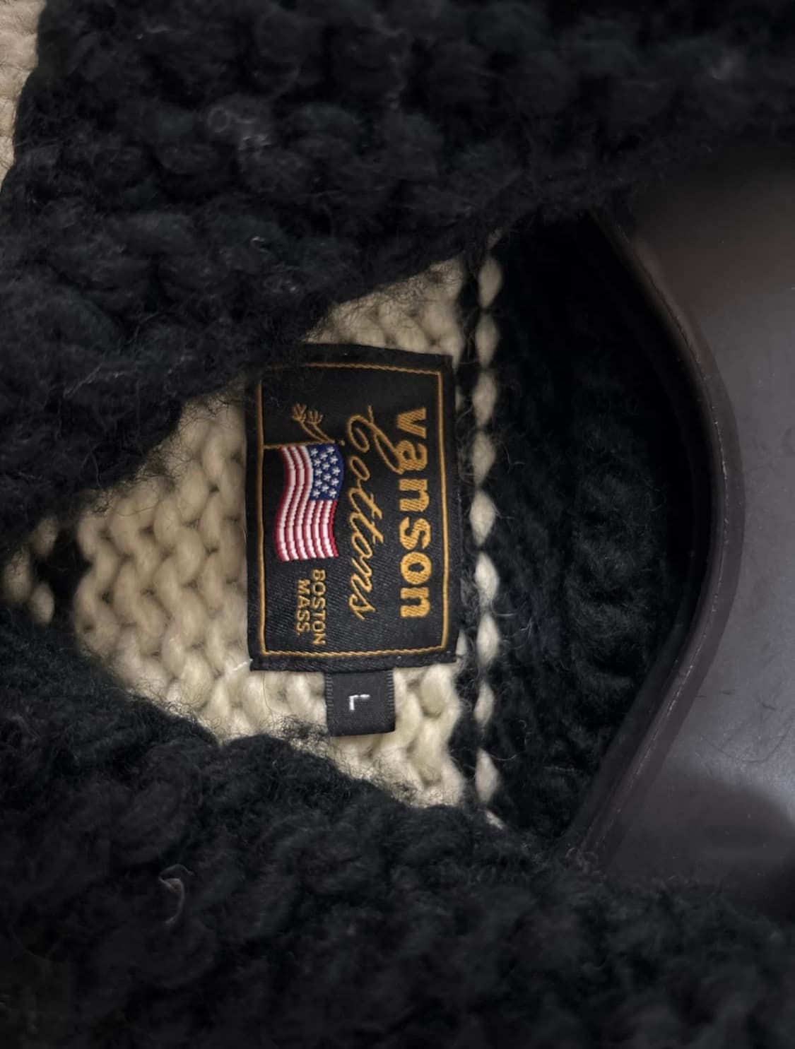 뜨개 코위찬 집업 상품이미지3