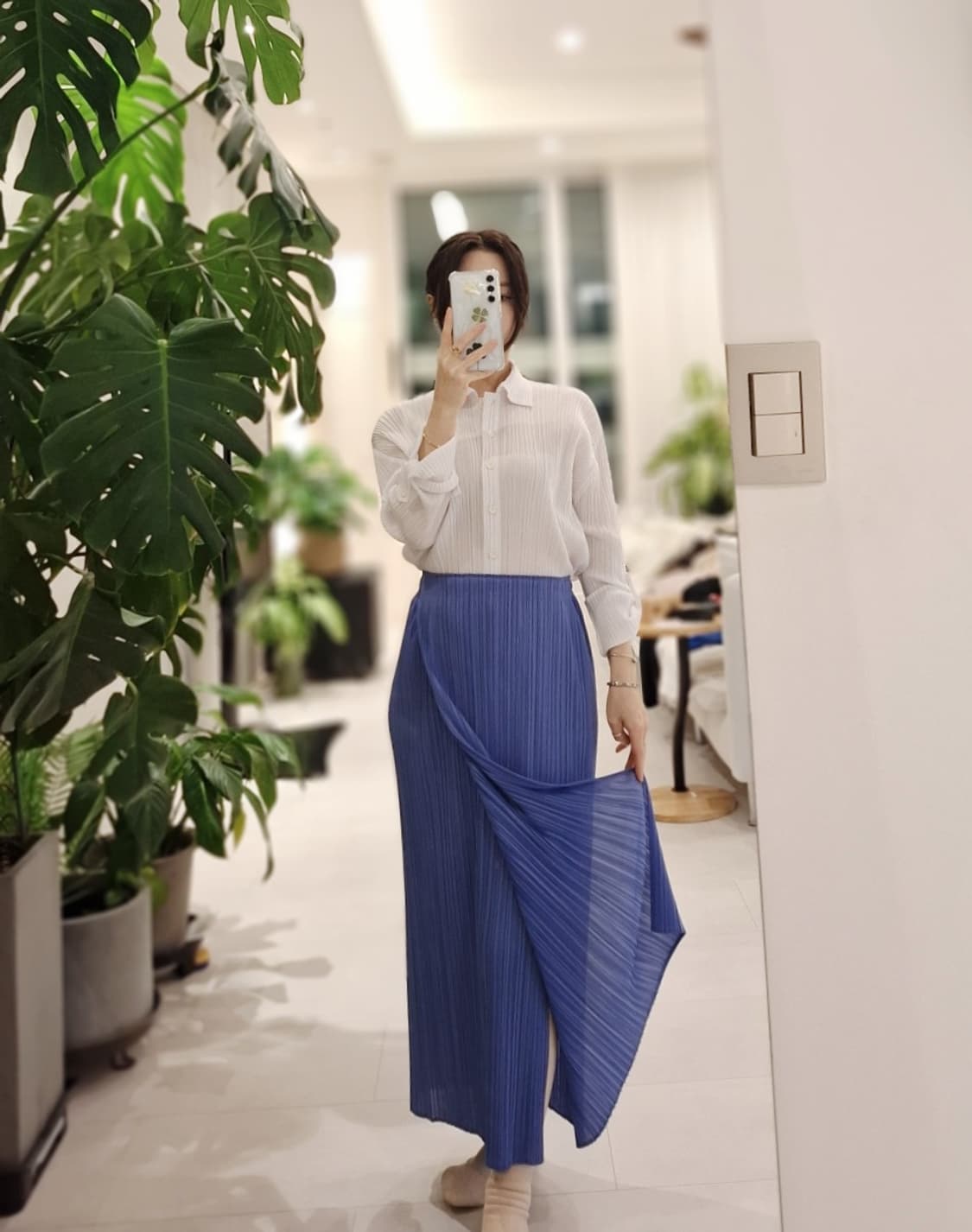 플리츠플리즈 25년 3월 먼슬리 랩스커트 이세이미야케 상품이미지5