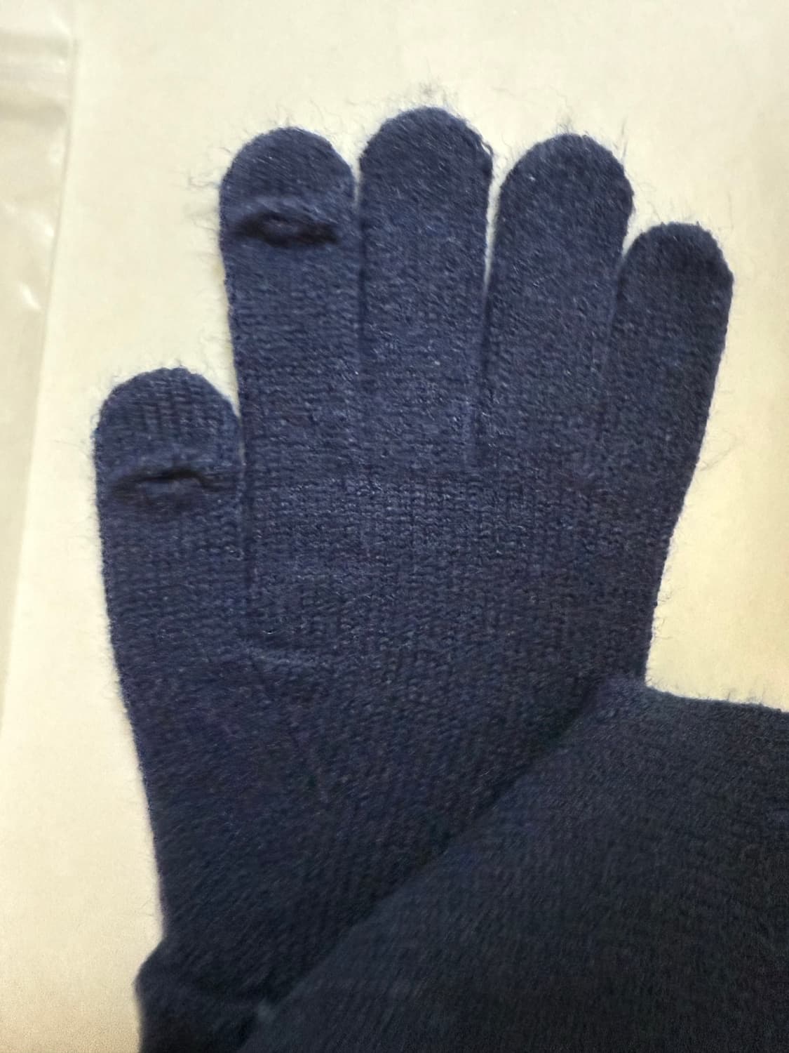 비비안 웨스트우드 니트 장갑 새상품 (네이비) 상품이미지3