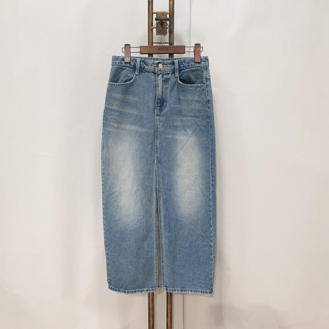 위드블룸 롱 데님 청치마 M 상품이미지1