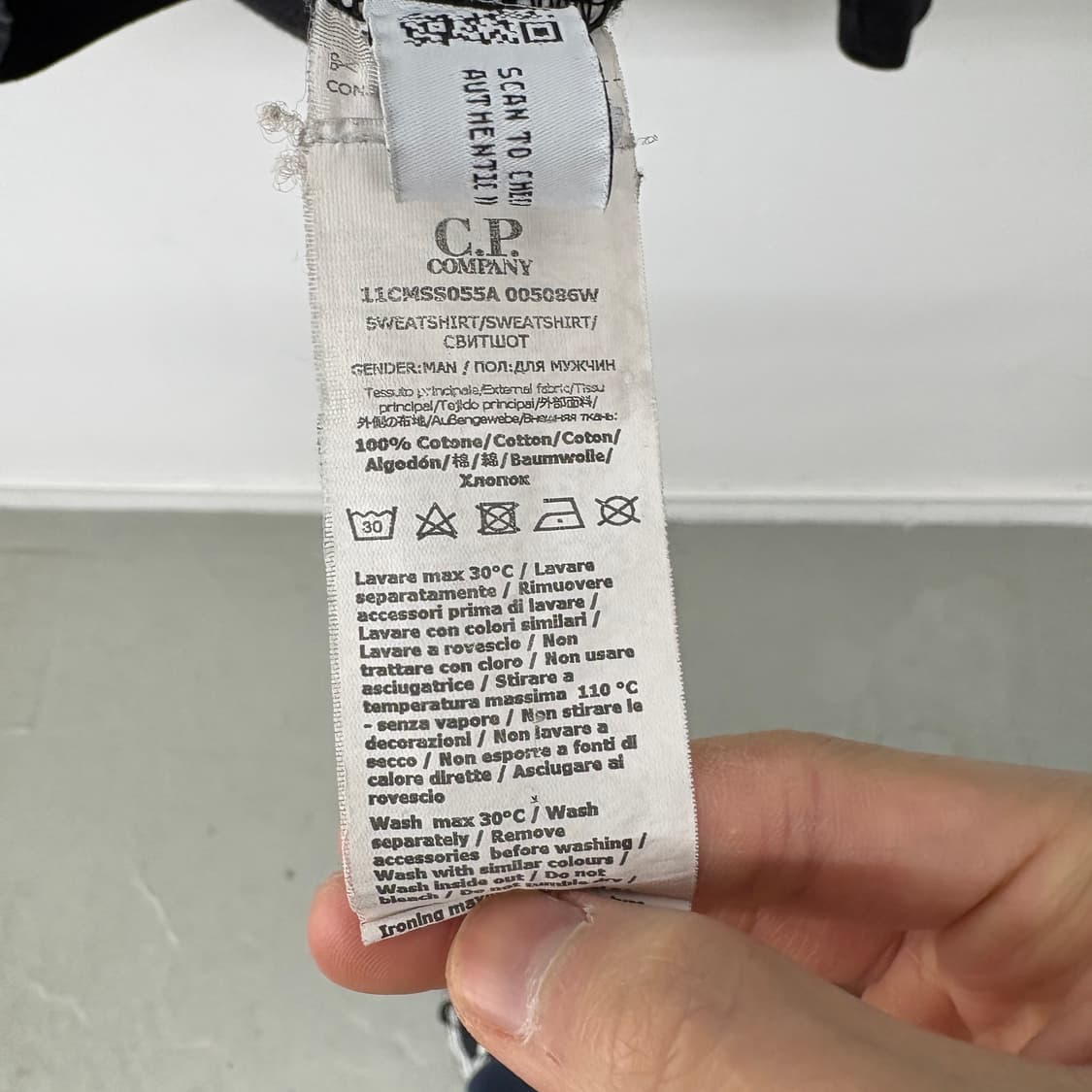 C.P.컴퍼니 블랙 맨투맨 남성 XXL 상품이미지7