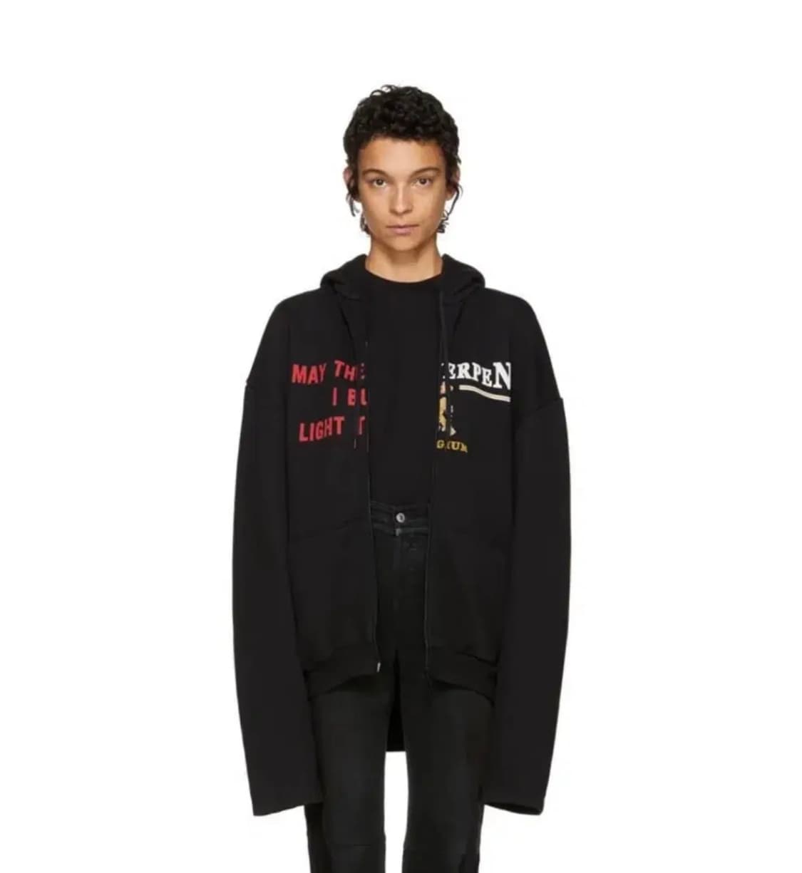 베트멍 18AW 메이 더 브릿지 앤트워프 스플릿 후드집업 m사이즈 상품이미지1