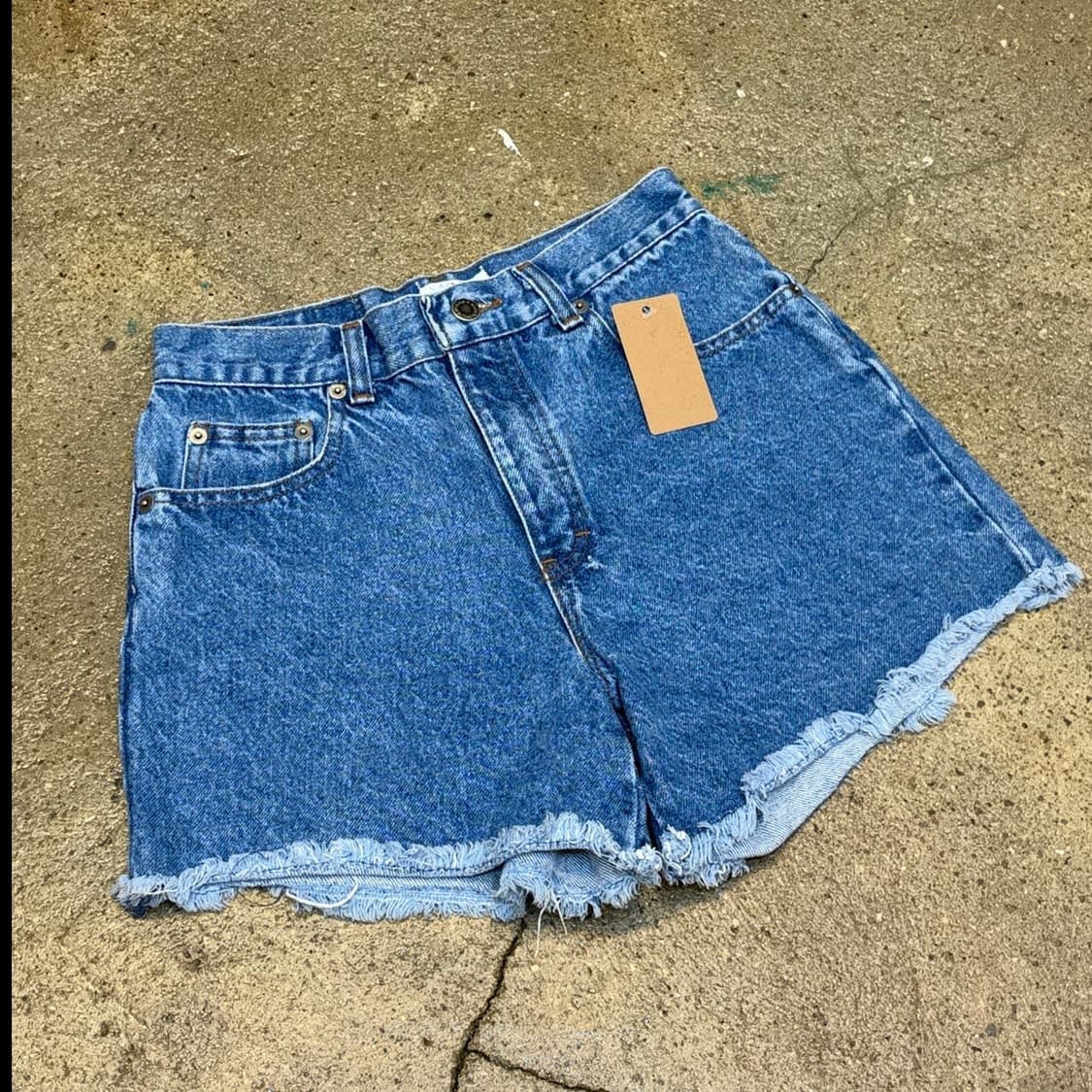 90s Made in USA 빈티지 데님핫팬츠 여성 데님쇼츠 상품이미지2
