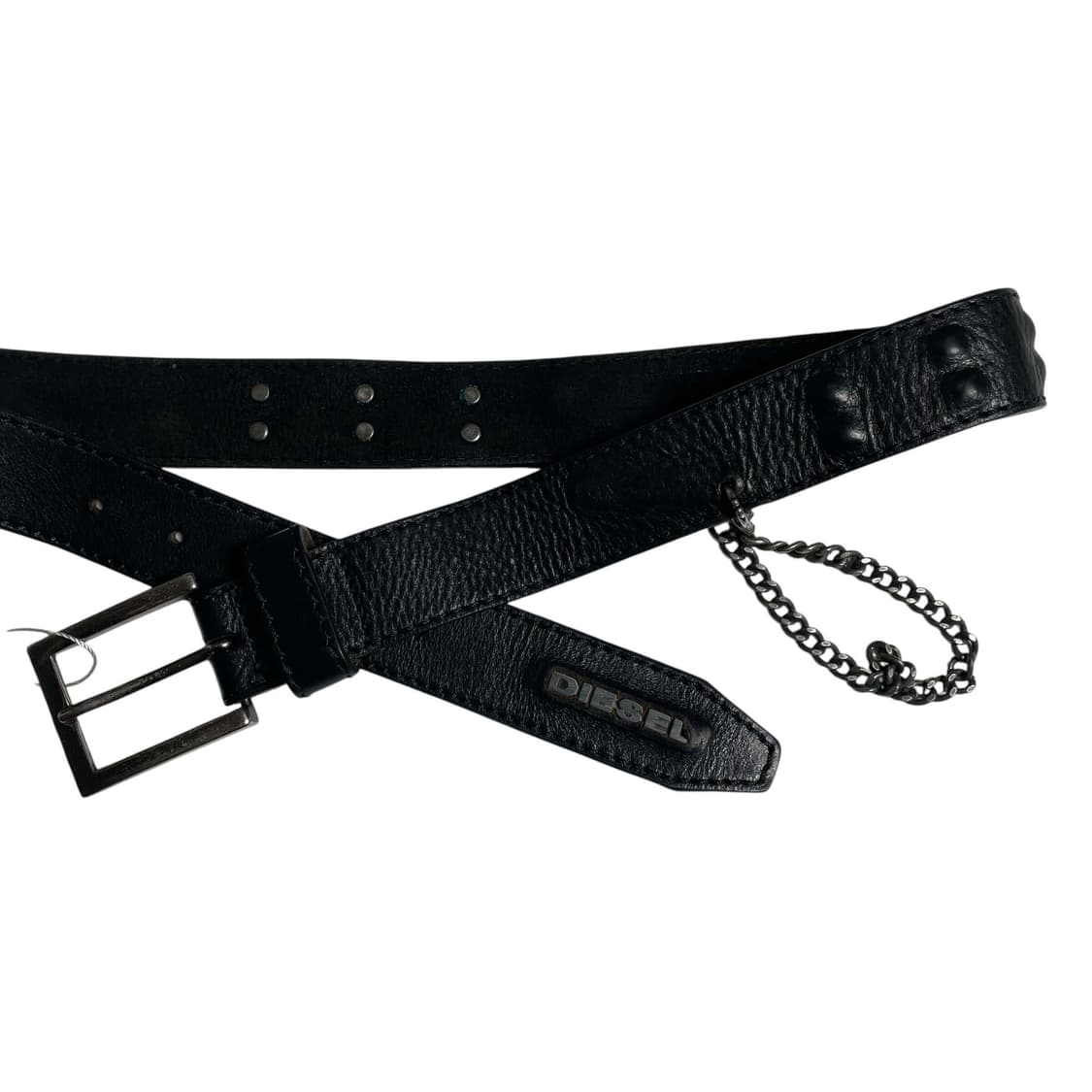 디젤 블랙 골드 체인 벨트 상품이미지2