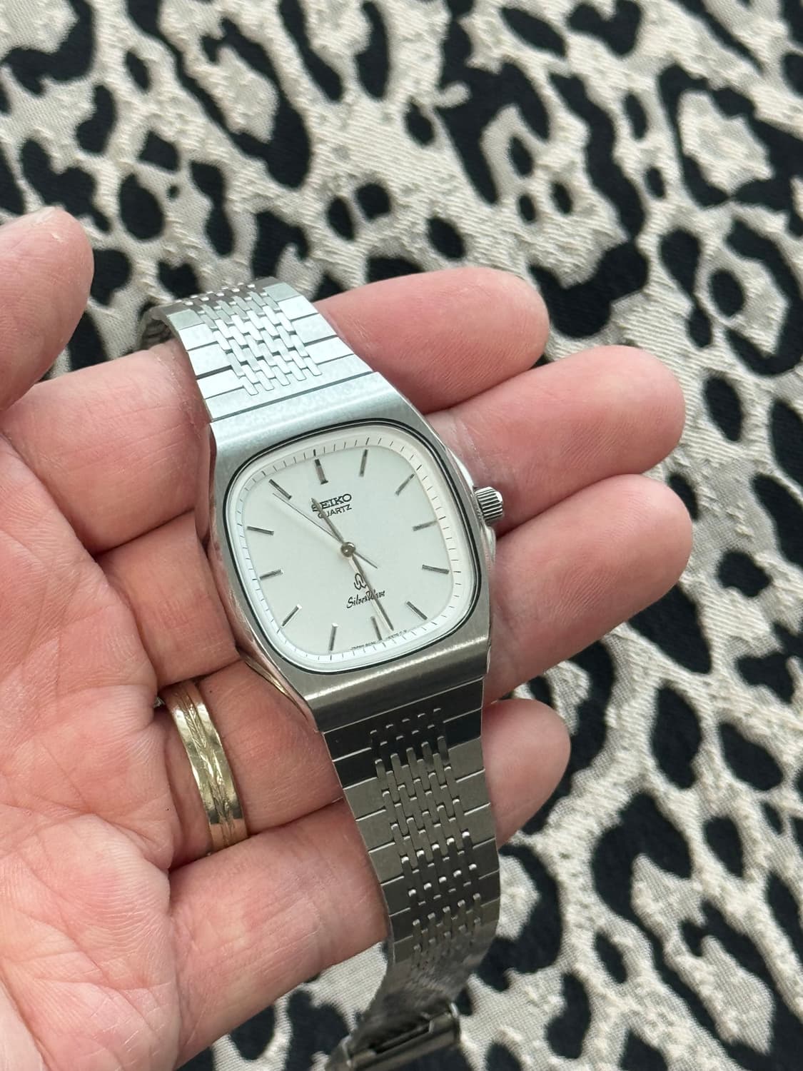 80s 빈티지 세이코 실버웨이브 쿼츠 상품이미지9