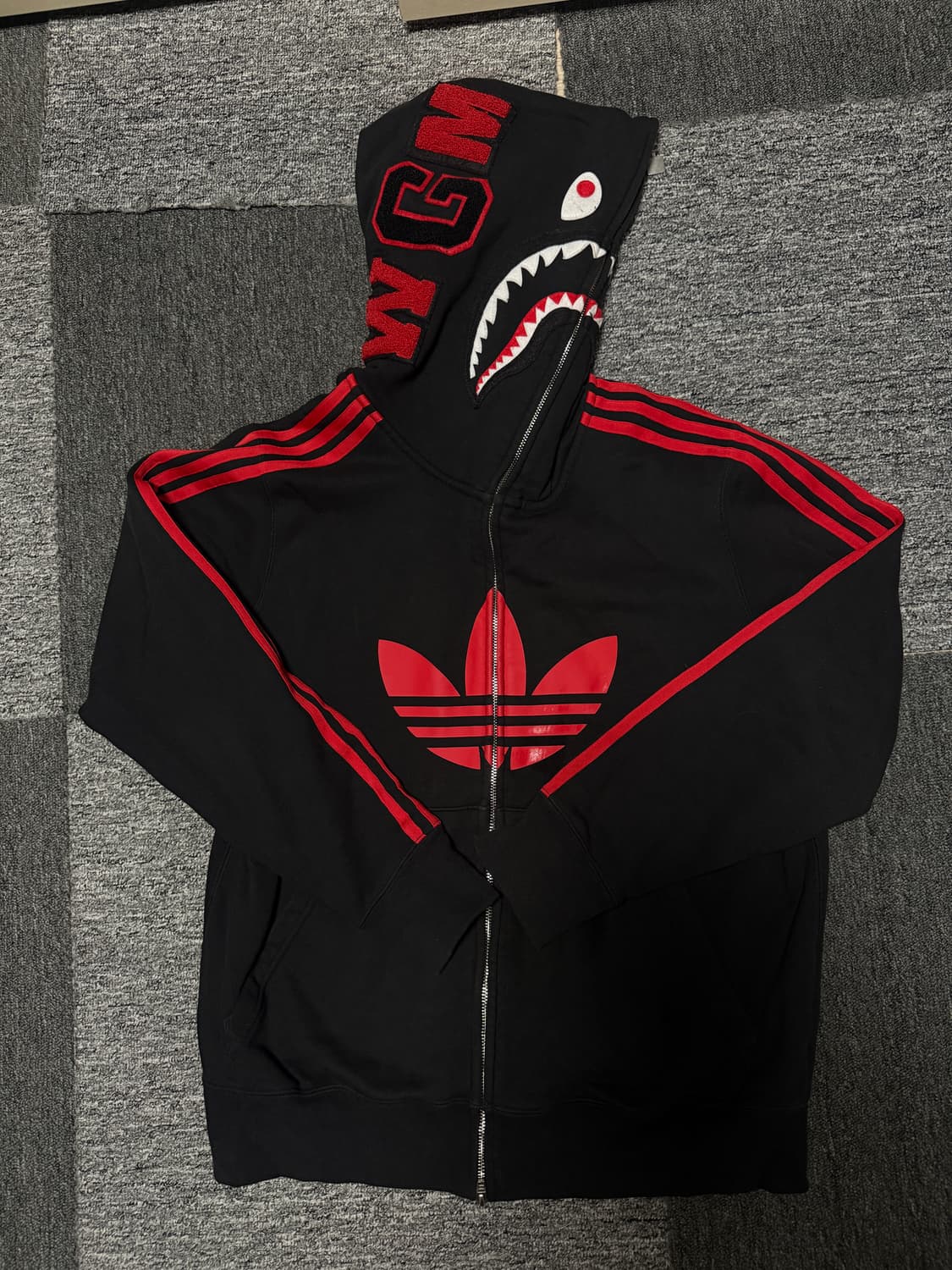 베이프 x 아디다스 샤크 후드 KR XL(US L) 상품이미지1