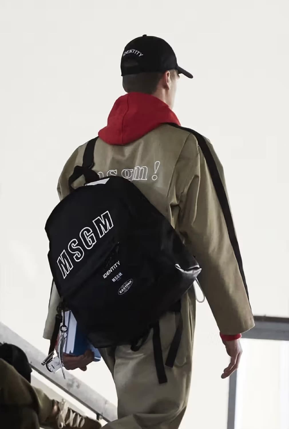 MSGM X eastpak 콜라보 백팩(BTS 진 착용) 상품이미지2
