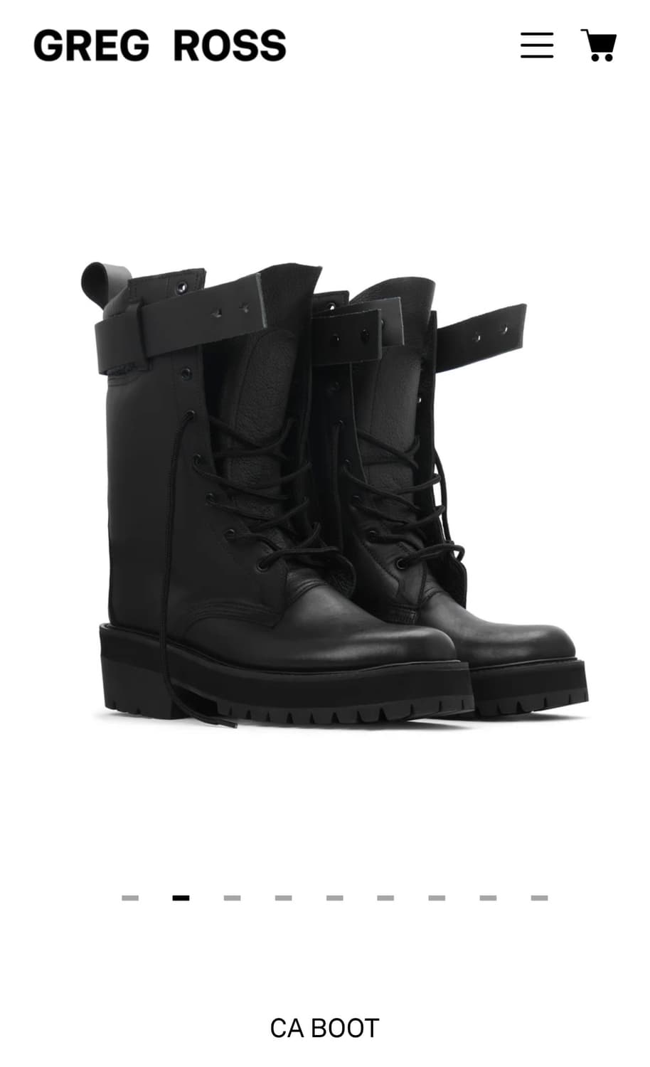 [us9] GREG ROSS CA BOOT 그렉 로스 ca부츠 상품이미지2