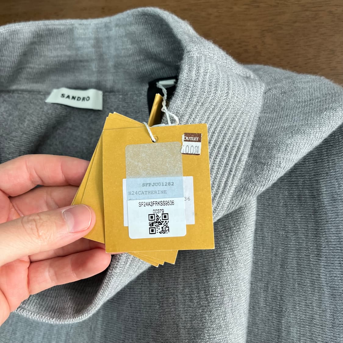 산드로 플레어 미니 스커트 새상품 36 상품이미지4