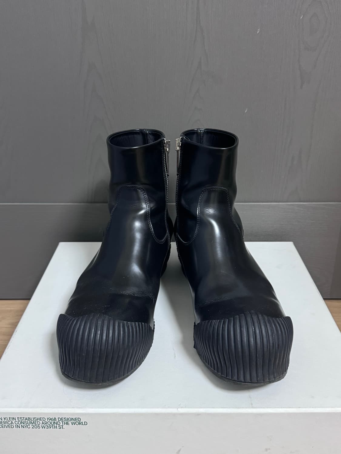 라프시몬스 205w39nyc 파이어맨 러버토 부츠 상품이미지4