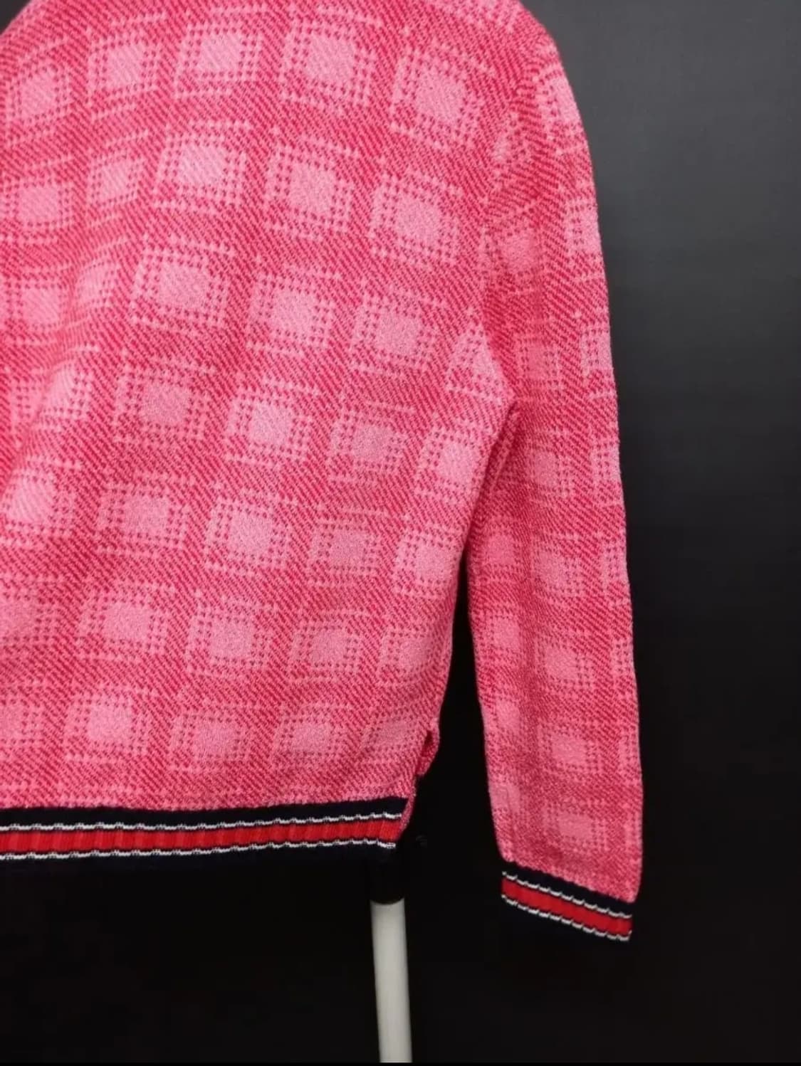 새 엣코너 AT CORNER 춘추 레드 가디건 55 상품이미지7