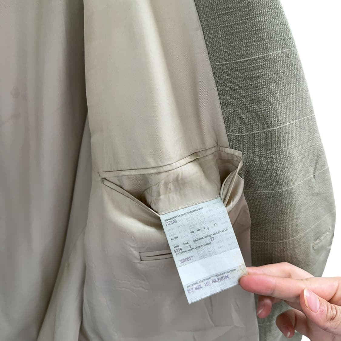 휴고 보스 울 자켓 상품이미지6