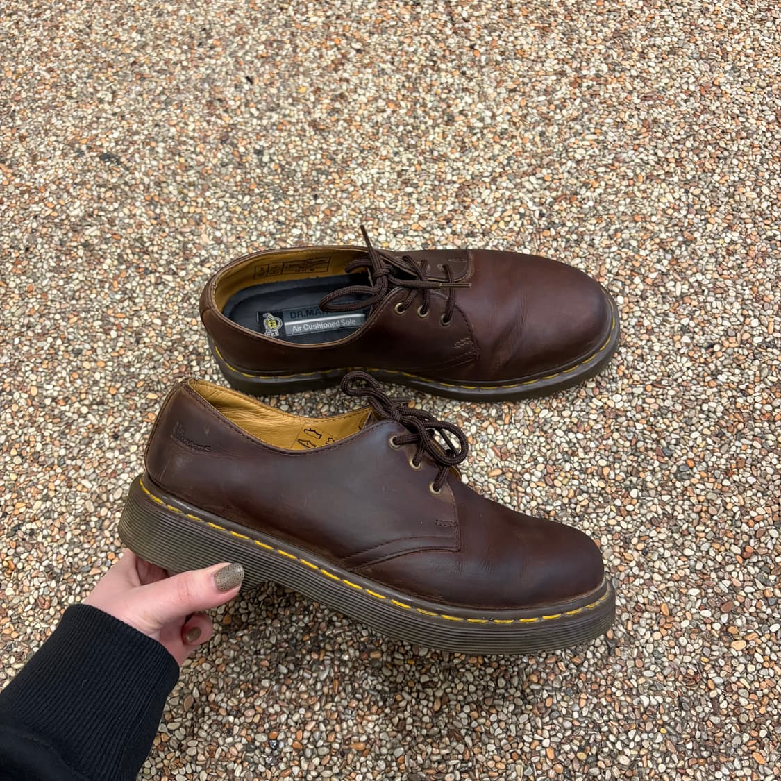 228. 닥터마틴1461 크레이즈호스 브라운 워커 상품이미지5