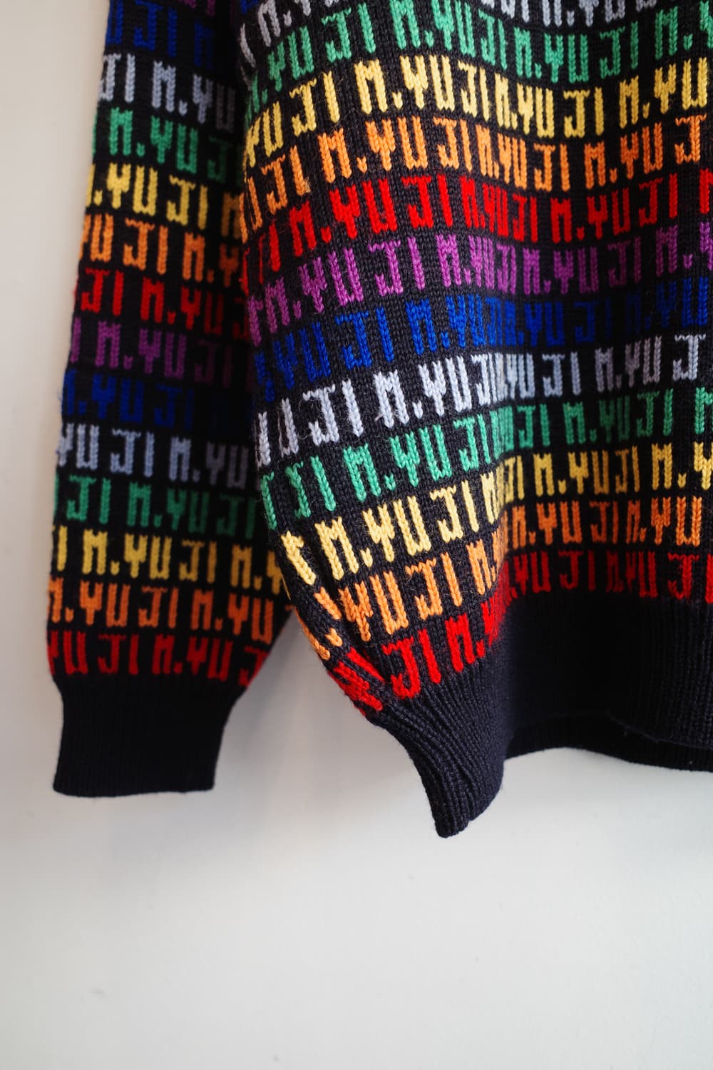 Japan brand 레터링 울 니트 상품이미지4