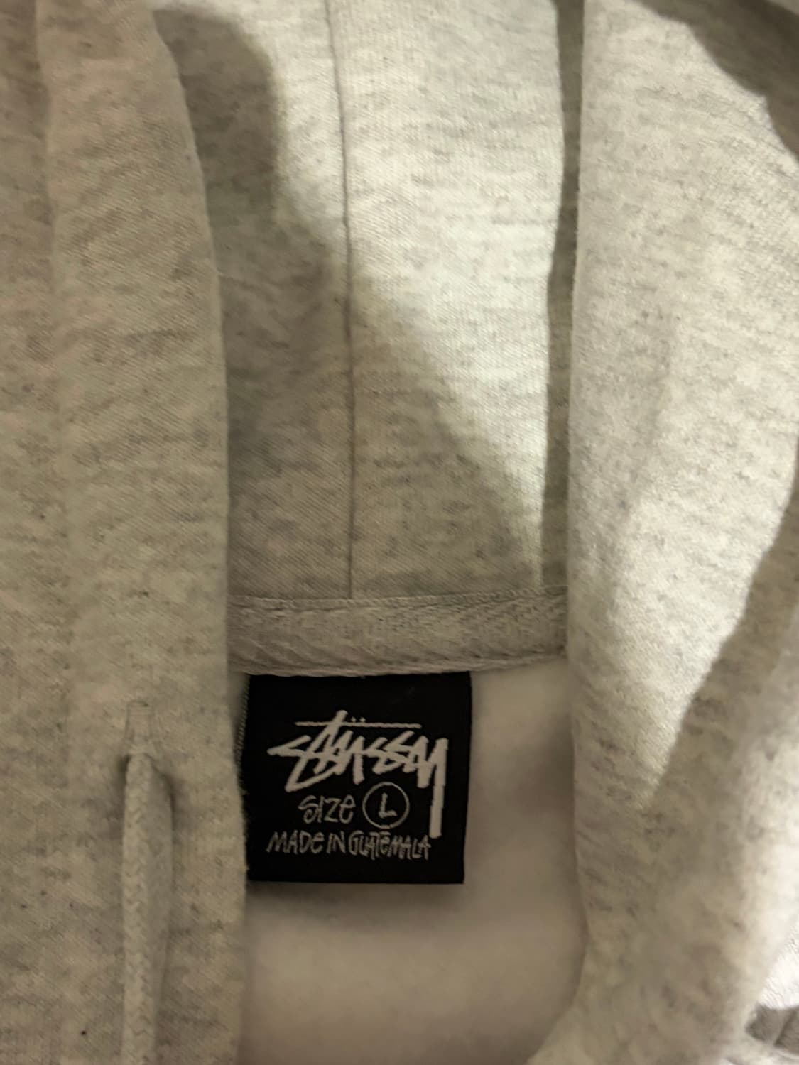 스투시 월드투어 후드집업 애쉬헤더 L 상품이미지3