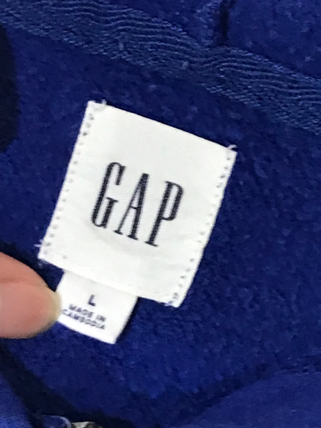 GAP갭 파랑 후드집업 상품이미지3