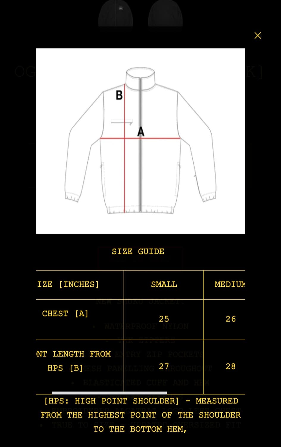 Corteiz waterproof shuku jacket 코르테이즈 재킷 상품이미지6